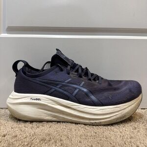 Asics Gel Nimbus 25 Shoes Mens Size 11.5 Blue Wide Running PureGEL 1011B956